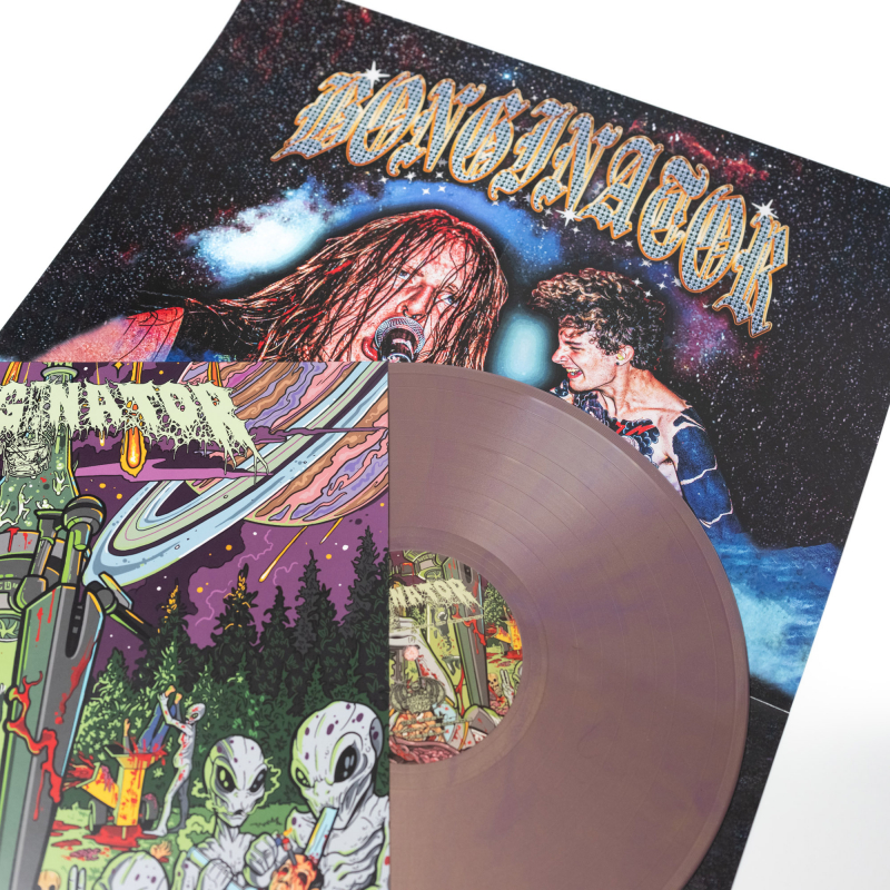 Bonginator - The Intergalactic Gorebong Of Deathpot Vinyl LP  |  solid gold / solid purple marble