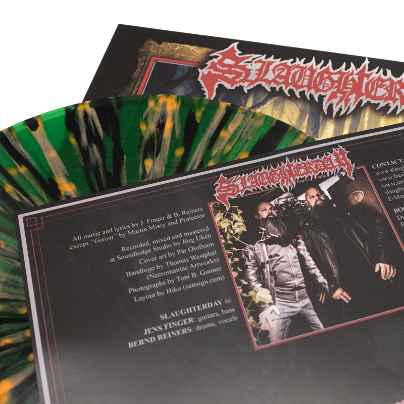 Slaughterday - Dread Emperor Vinyl LP  |  Green/Orange/Black Splatter