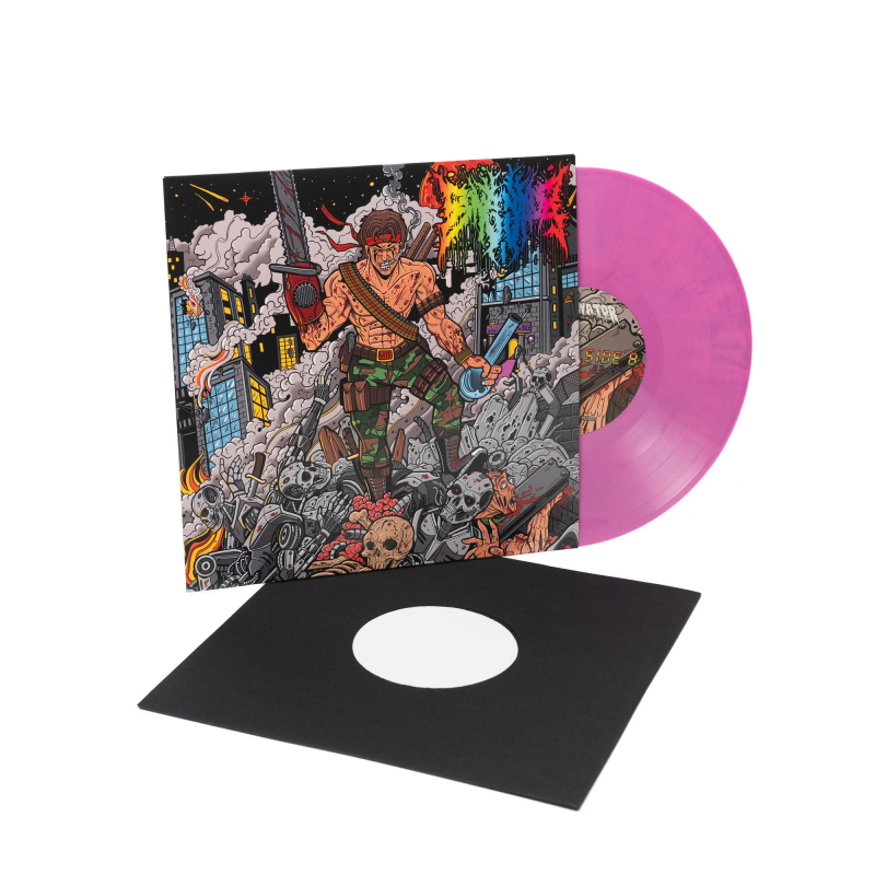 Bonginator - The 1986 Doink City Massacre Vinyl 10"  |  solid pink / solid purple marble