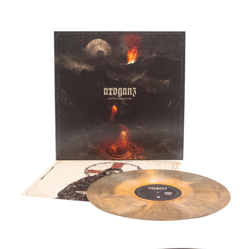 Arroganz - Death Doom Punks Vinyl LP  |  Orange/Black Galaxy