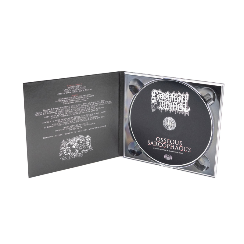 Carnal Tomb - Osseous Sarcophagus CD MCD Digipak 