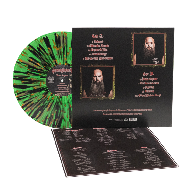 Slaughterday - Dread Emperor Vinyl LP  |  Green/Orange/Black Splatter